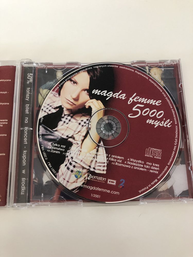 Magda Femme „5000 myśl” 2001r. płyta CD