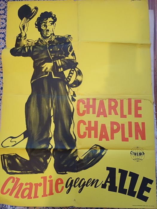 Cartaz cinema Charlie Chaplin