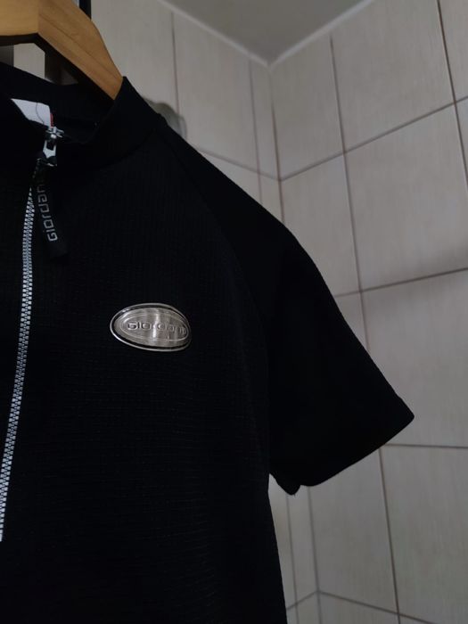 bluzka męska M kolarska koszulka ciemna czarna elegancka Giordana clas