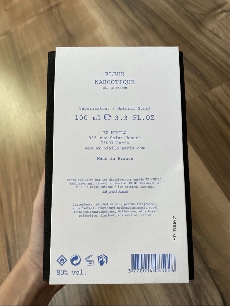 Ex Nihilo Fleur Narcotique оригінал розпив від 2 мл. Фльор наркотик