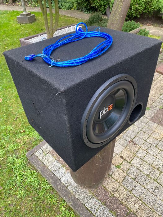 Skrzynia basowa Powerbass, wzmacniacz Blaupunkt