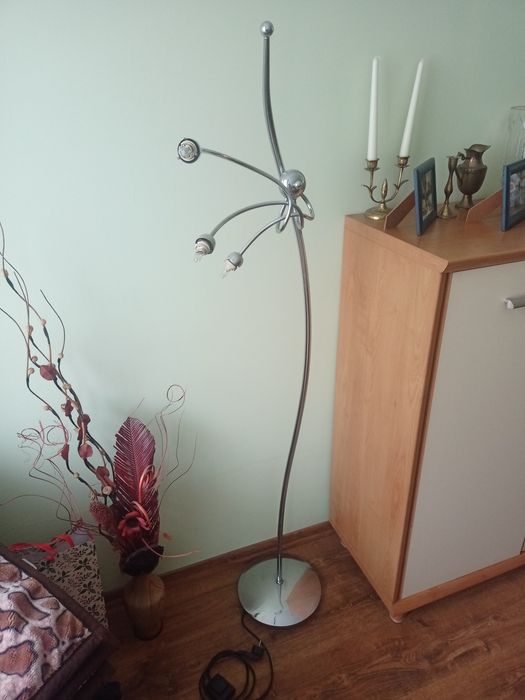 Lampa stojąca podłogowa trójramienna