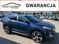Hyundai Tucson 1.7D 141KM Aut.Skóra+4xGrzane Navi Kamera+2xPDC Ledy Klimatr.Gwarancja
