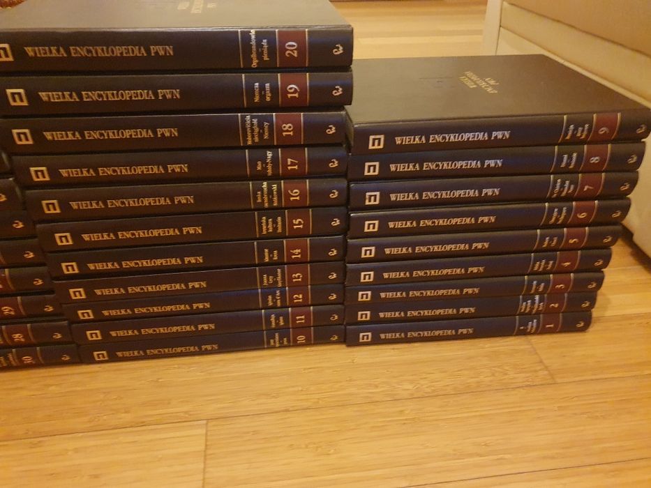 Wielka encyklopedia PWN kolekcja książek
