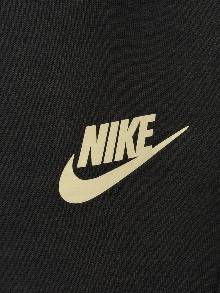 Dresy Nike tech fleece L granatowe logowane spodnie dresowe