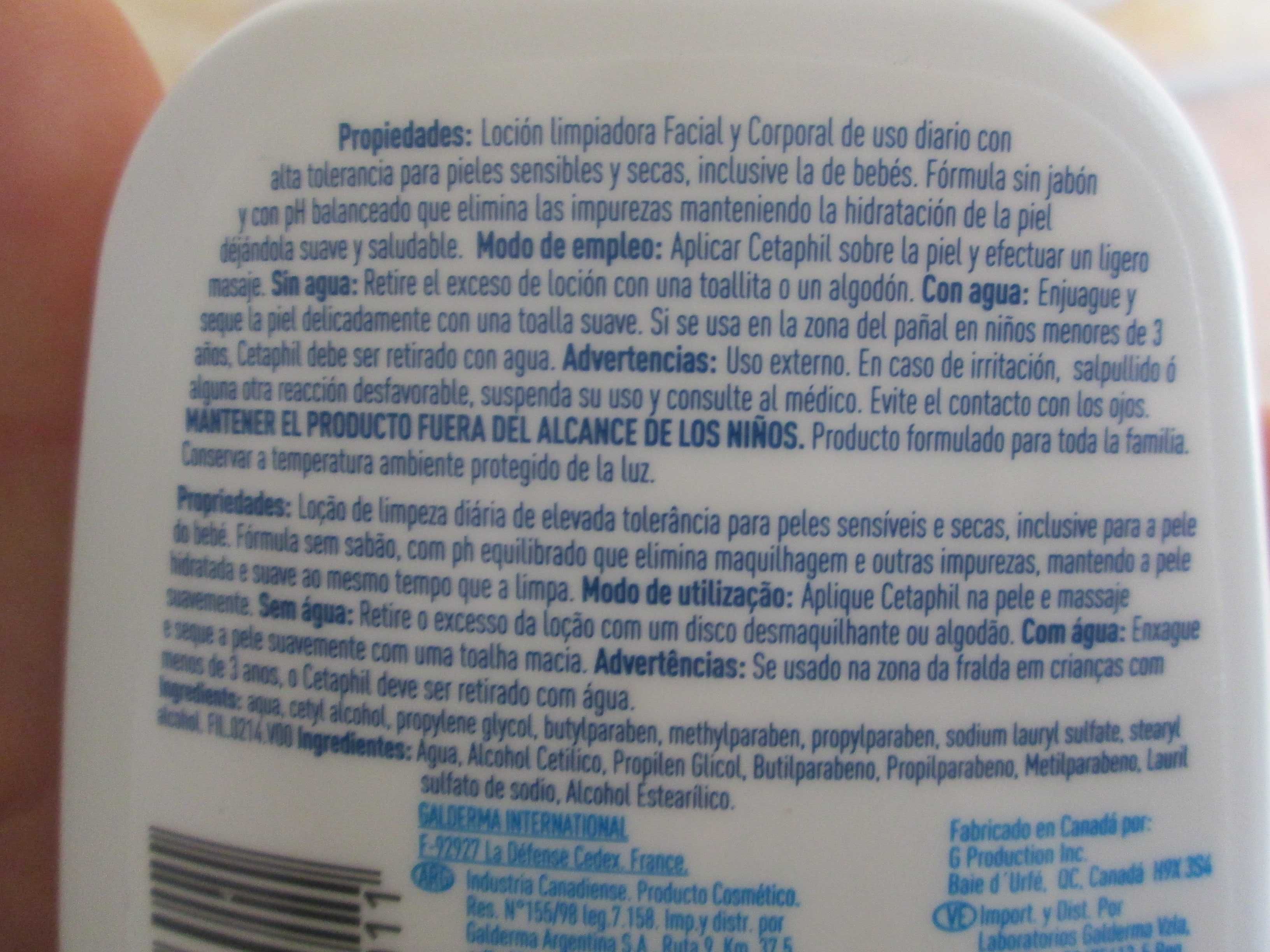 Cetaphil - Loção de Limpeza, 237ml - NOVO