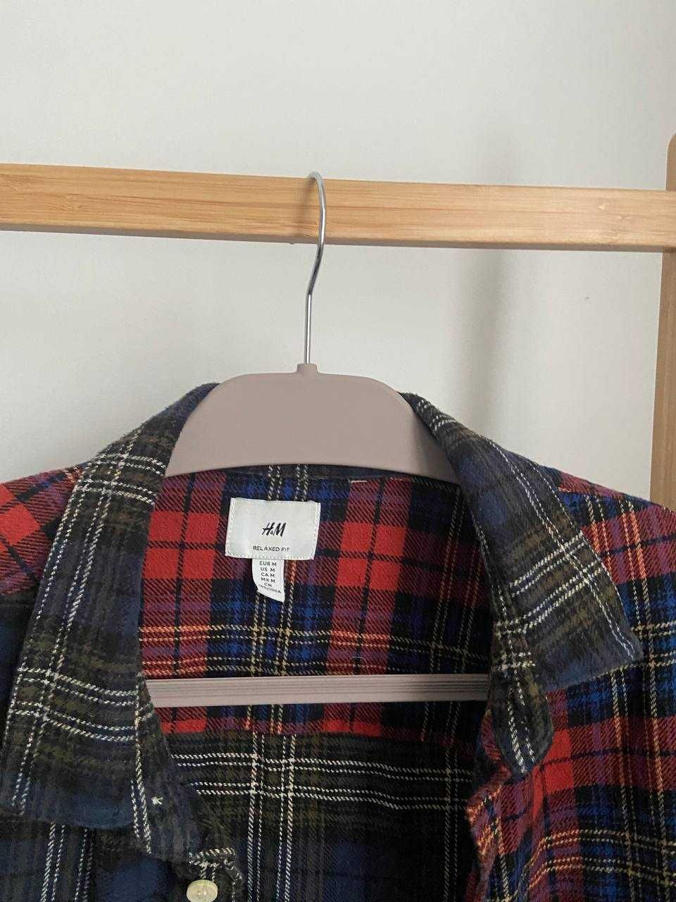 Koszula flanelowa z kreatywnym wzorem H&M