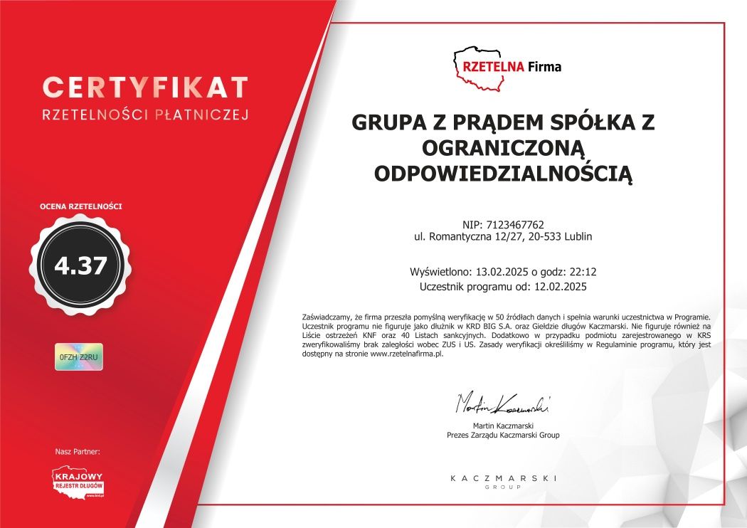 Elektryk, Instalacje elektryczne, Smart Home, Usuwanie awarii, Pomiary