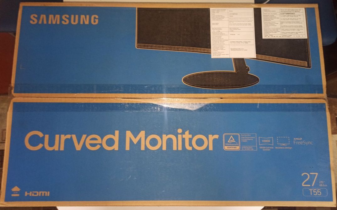 Монитор Samsung Curved (R1000) C27T550F (LC27T550FDIXCI)