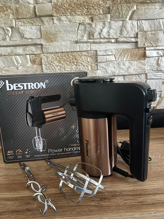 8stz. mikser ręczny Bestron Copper Collection (model AHM1000CO)