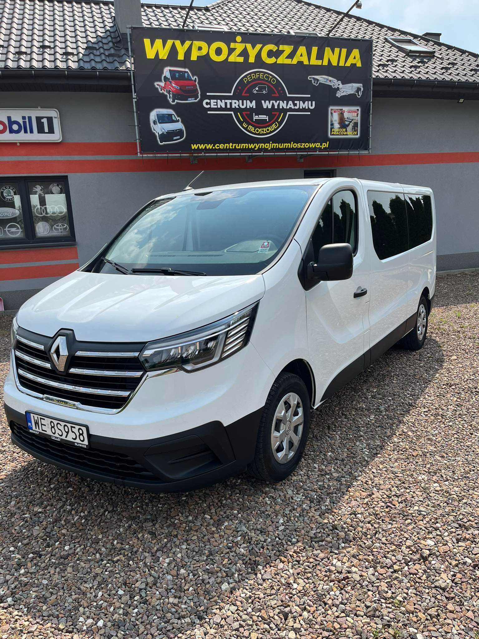 Wynajem Busów 9 Os. Renault TRAFIC Wolne Terminy