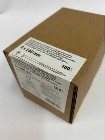 WKRĘTY ciesielskie do drewna 6x100 TORX 100szt