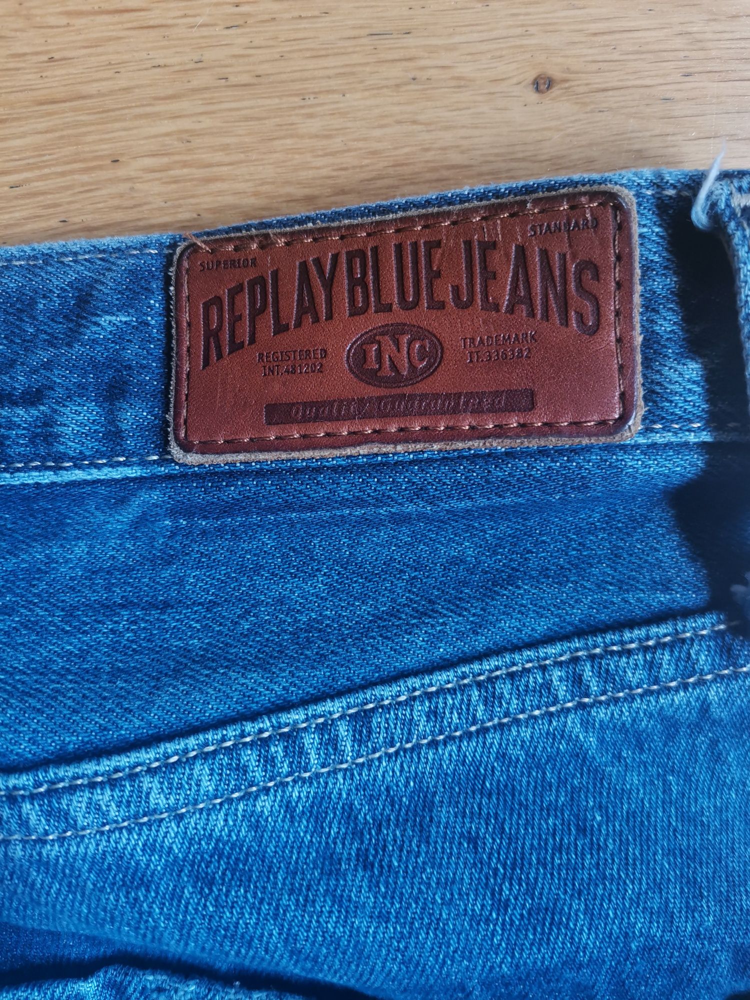 Replay spodnie jeans S