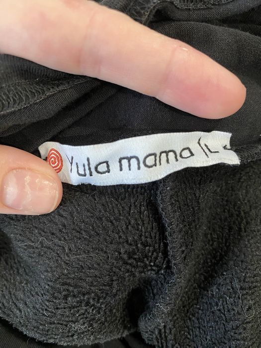 Чорні дуже теплі лосини на хутрі для вагітних Yula Mama