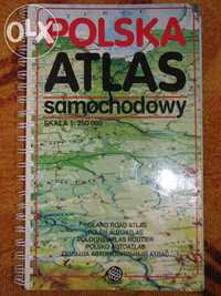 Polska Atlas Samochodowy Mapa Archiwalna