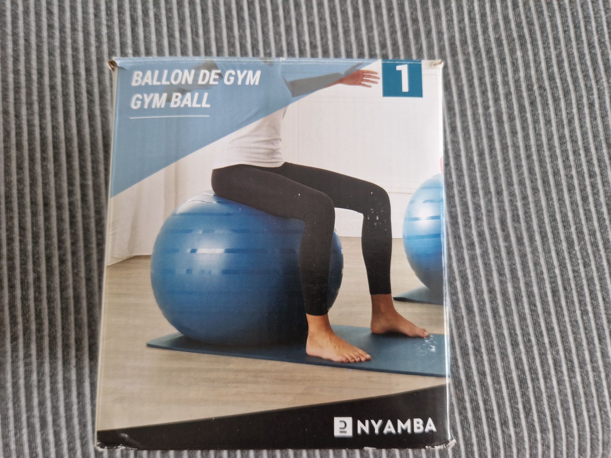 Piłka fitness Nyamba rozmiar 1 / 55 cm Decathlon nowa