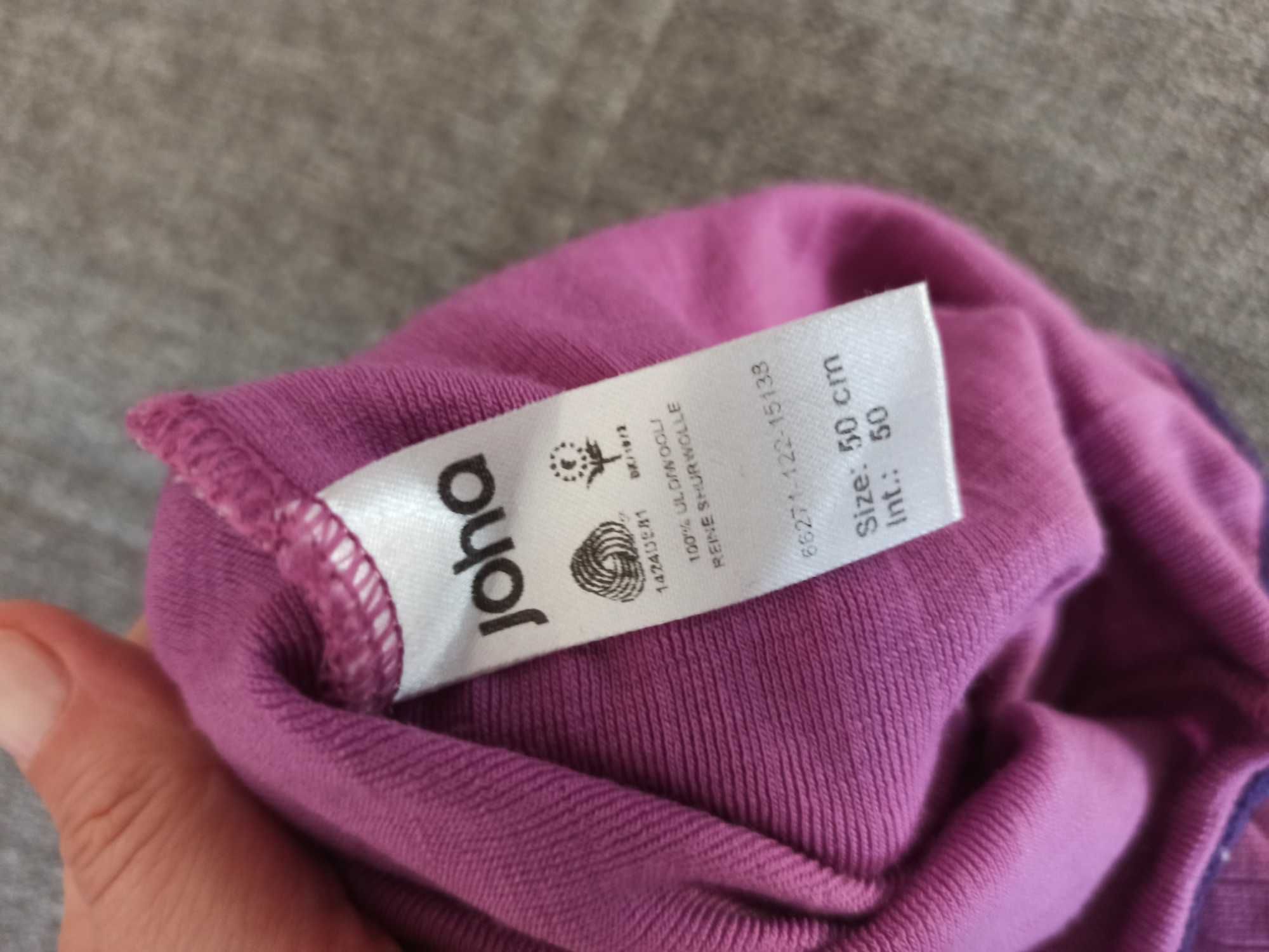 Body joha, 50 rozmiar, 100% wełny, stan bardzo dobry + noworodek