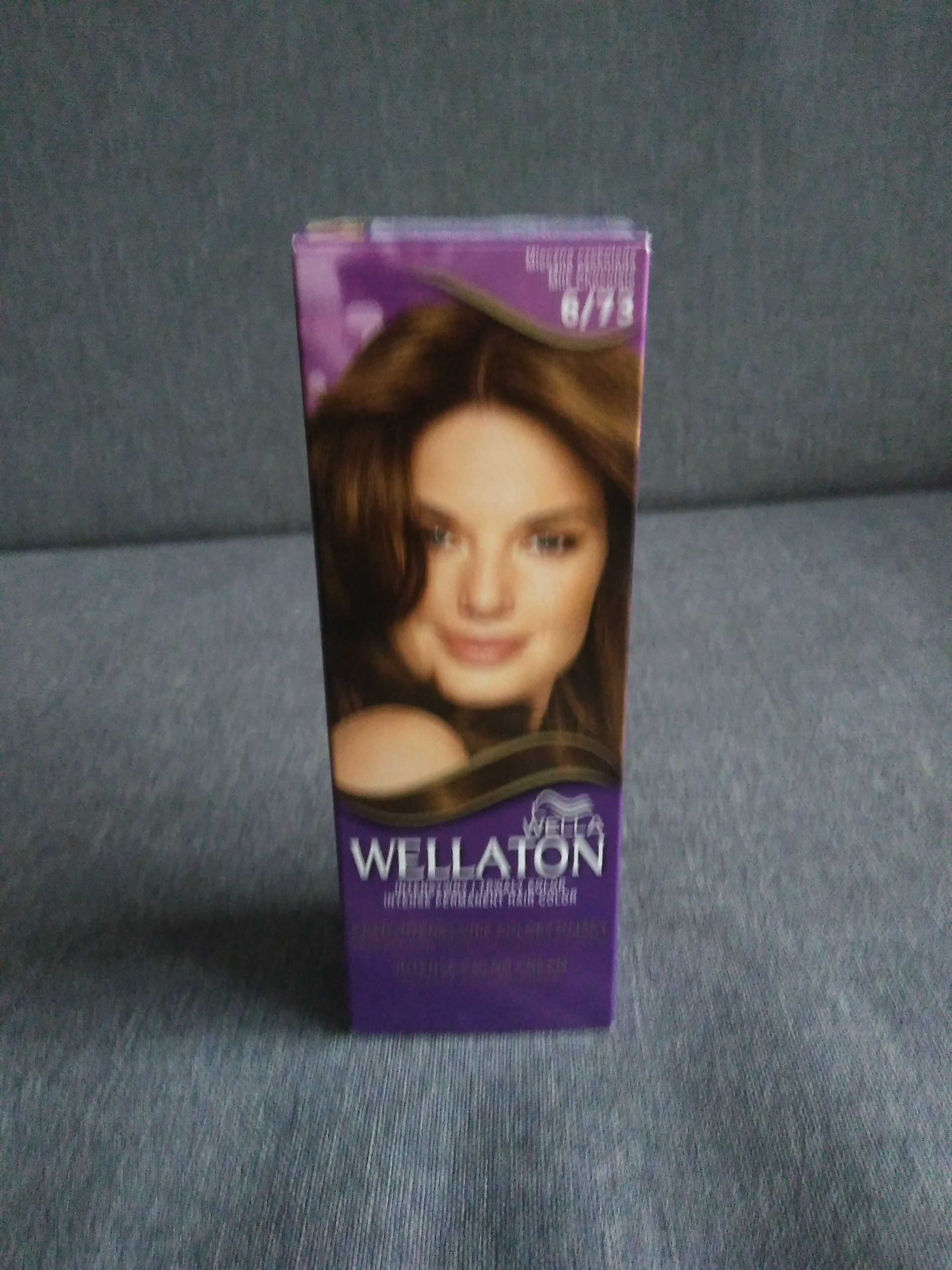 Farba do włosów Wellaton 6/73 /kolor mleczna czekolada - nowa