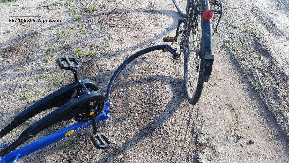 Przyczepka do roweru z napędem