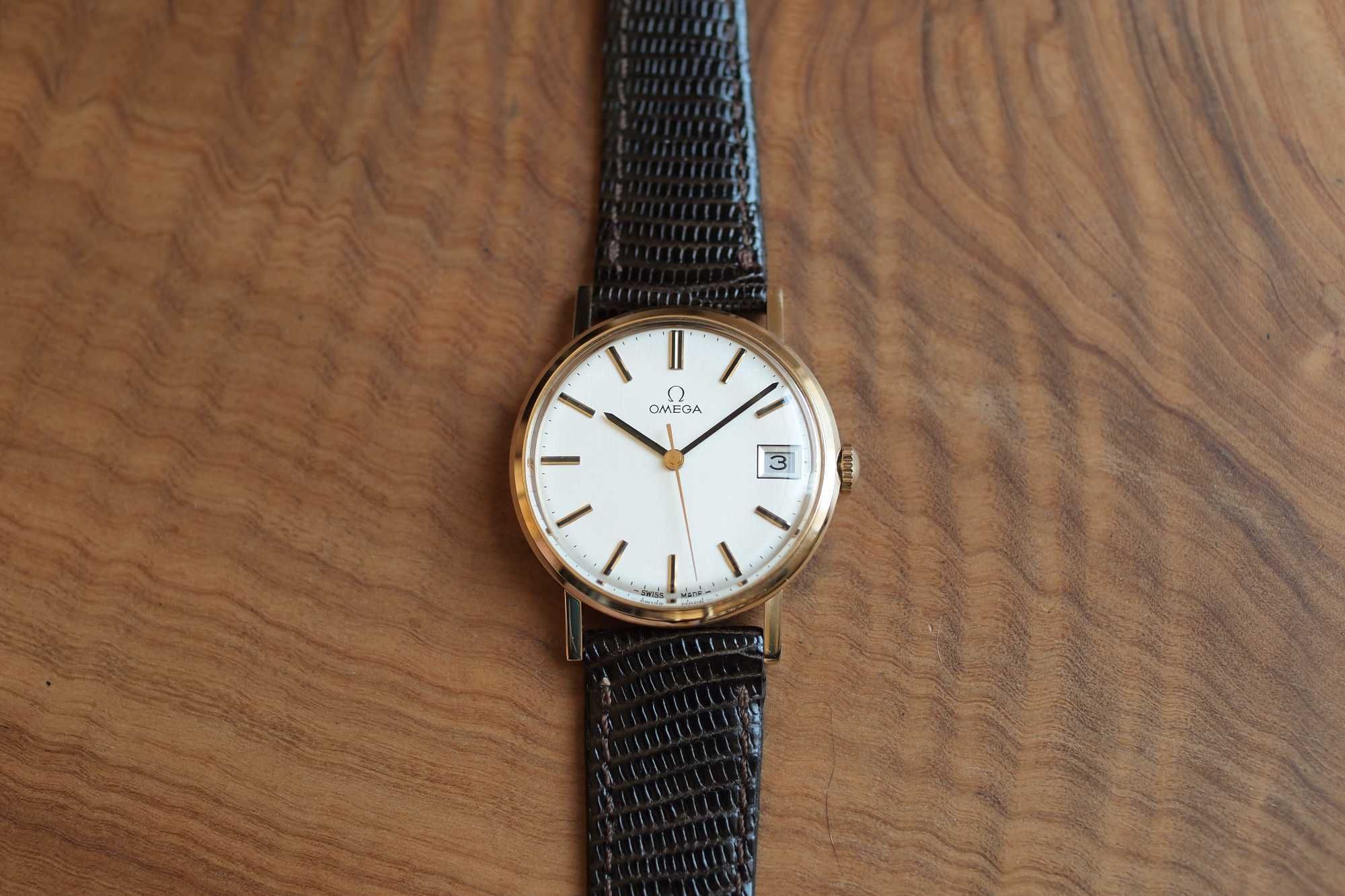 złota Omega - idealny stan - złoto 9k - 1974 rok