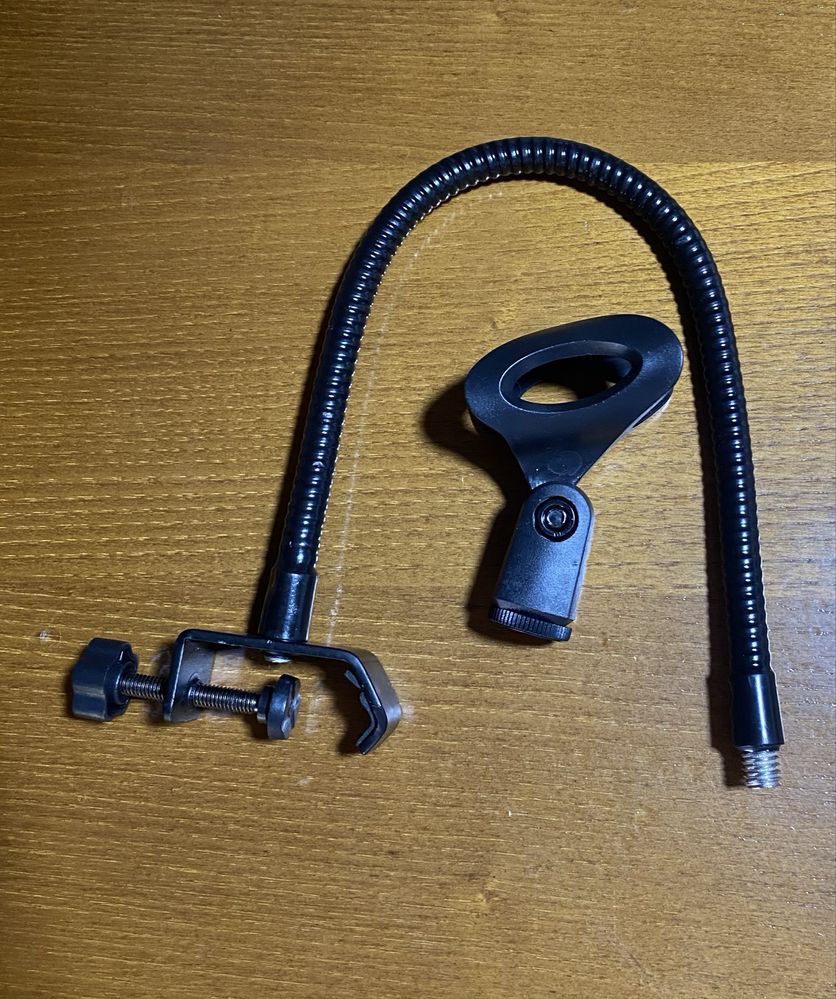 Suporte para microfone de pescoço