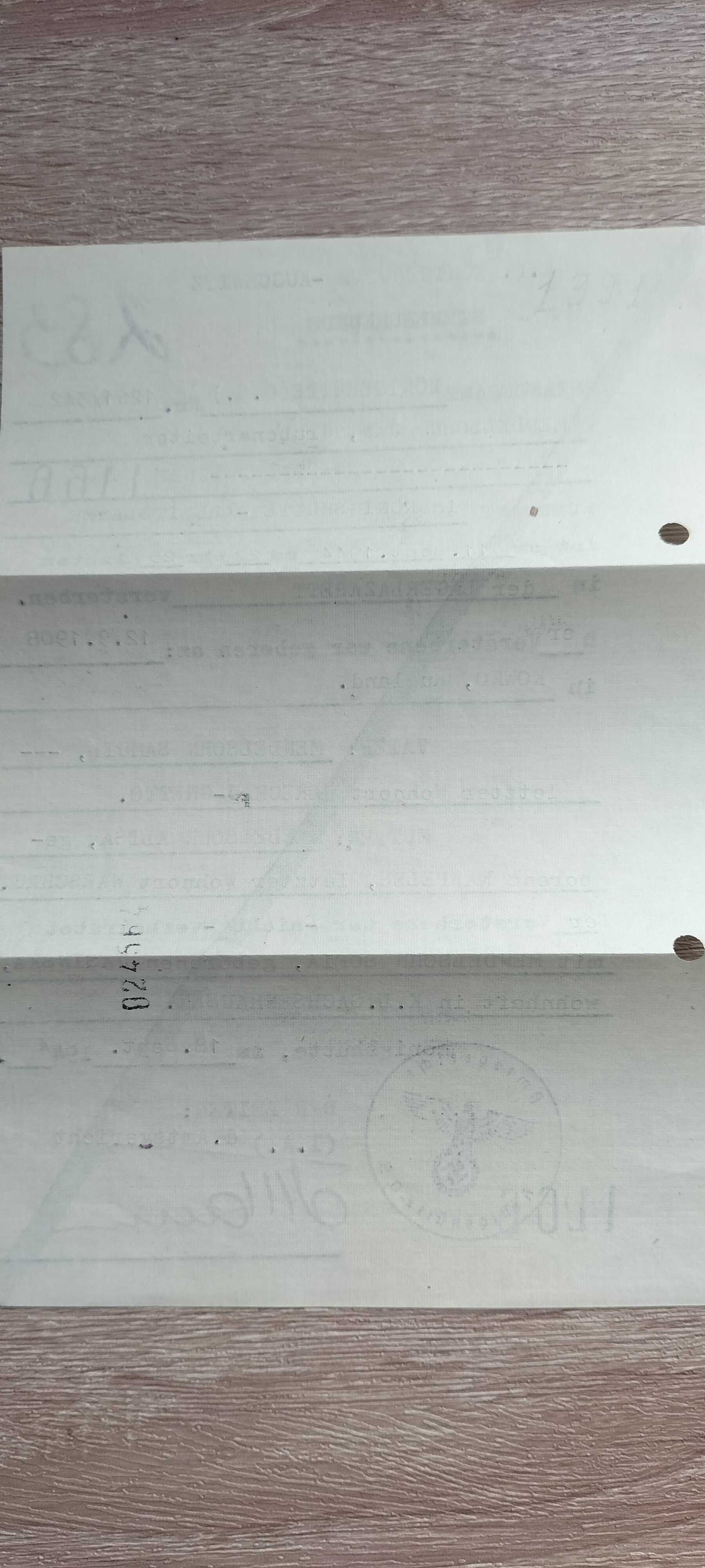 Certidão de Óbito Auschwitz