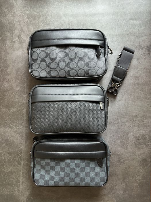 Чоловіча сумка / Мужская сумка Мессенджер Coach crossbody Сумка кожа