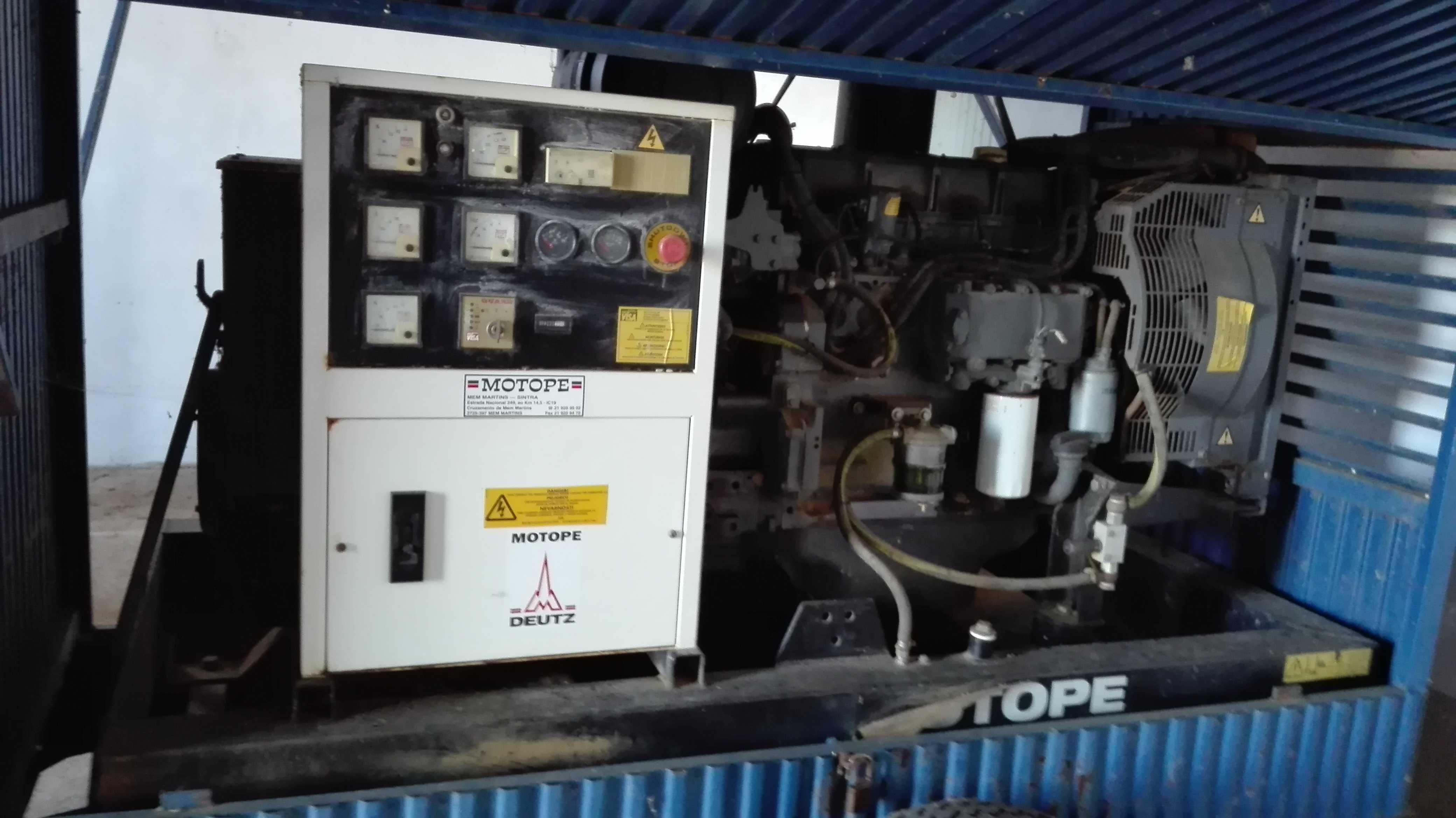Gerador Diesel Amovivel Deutz 85Kva