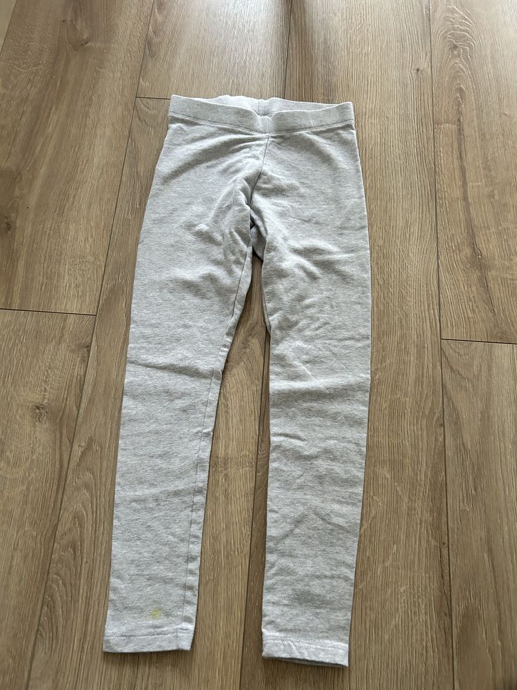 Leginsy ocieplane szare lidl 134 140
