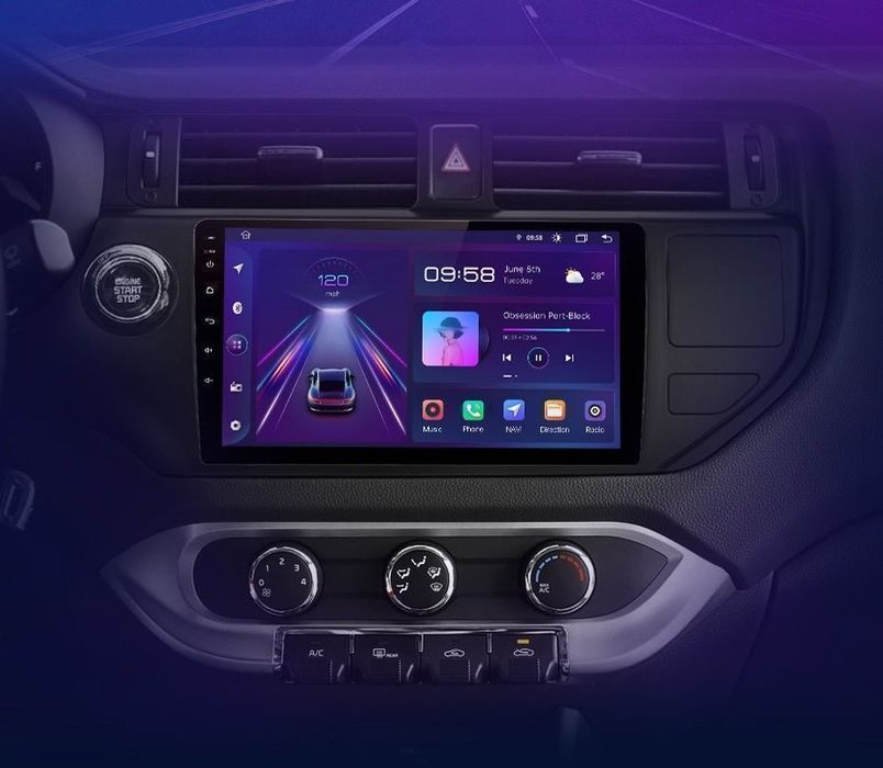 Nawigacja Radio KIA RIO 2011 - 2015 Android Auto Carplay 2GB plus