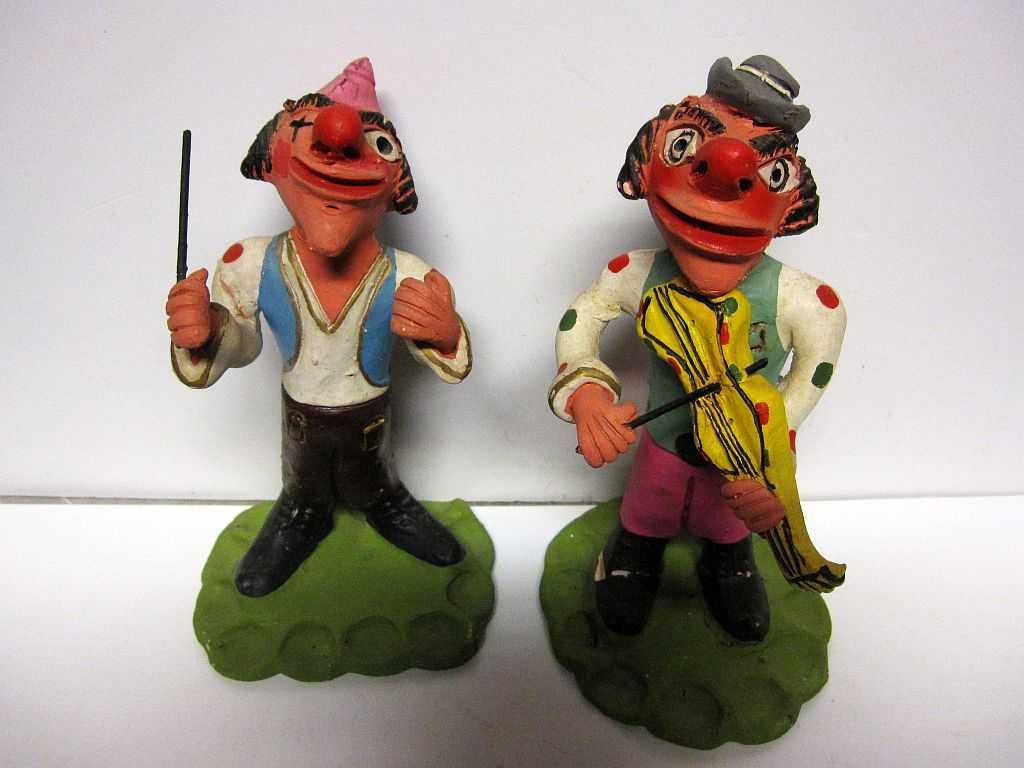 figuras em barro pintado - músicos - assinadas MISTÉRIO FILHO-20cm