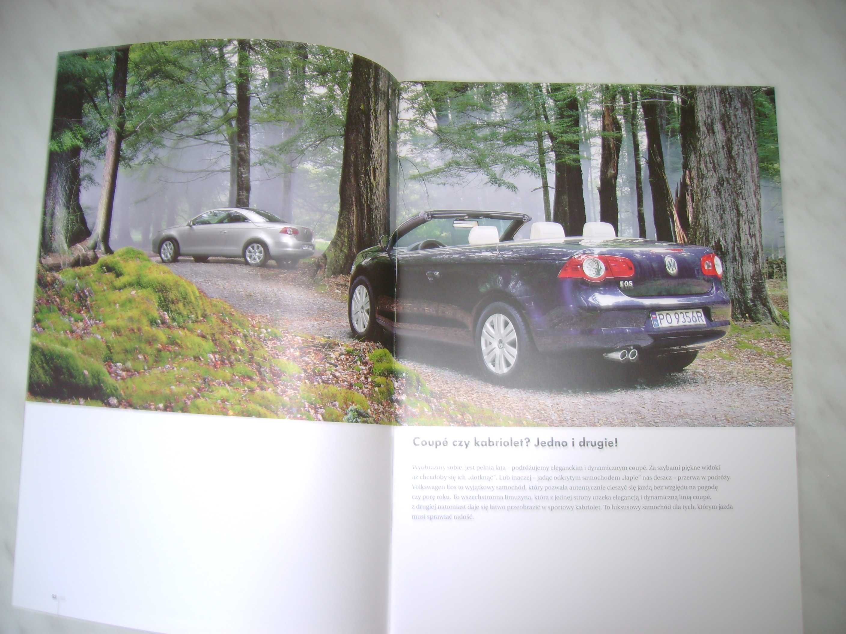 Prospekt VW Eos  Styczeń 2009