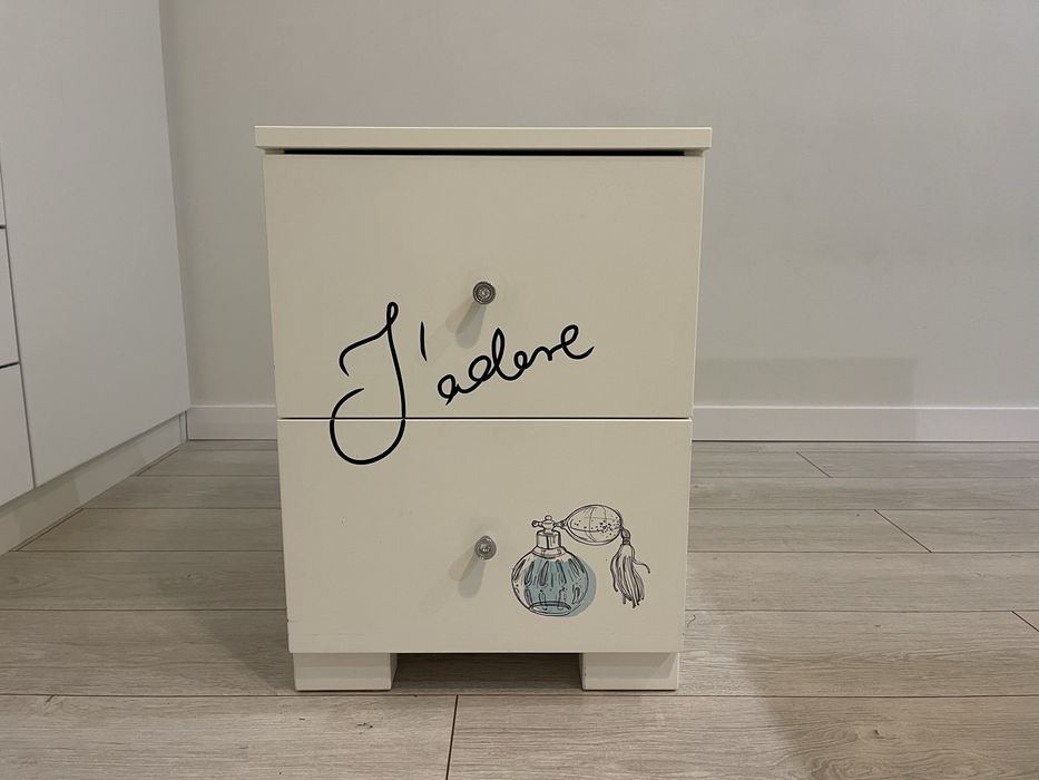 Stolik nocny Meblik seria Glamour