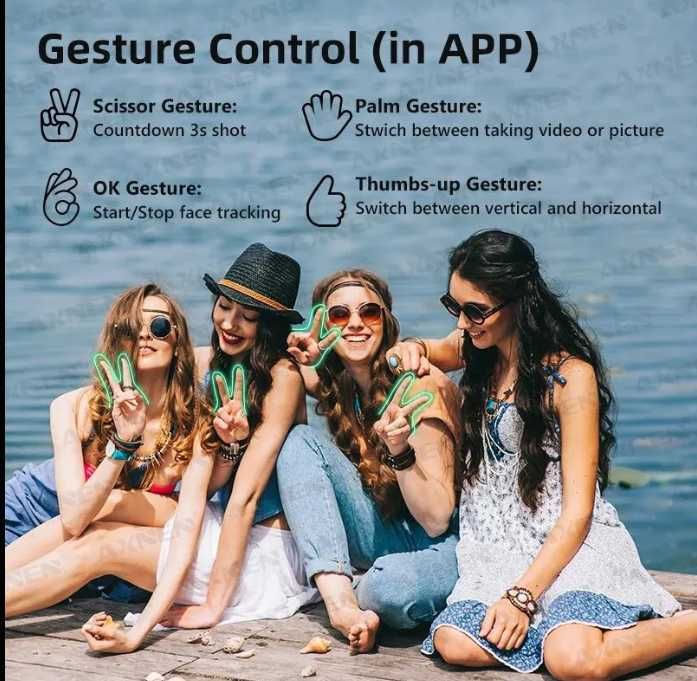 Gimbal Estabilizador, Reconhecimento Facial, Remoto NOVO ENVIO GRÁTIS