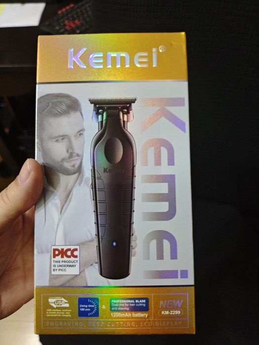 Maquina KEMEI-Profissional KM-2299 Barba e Cabelo