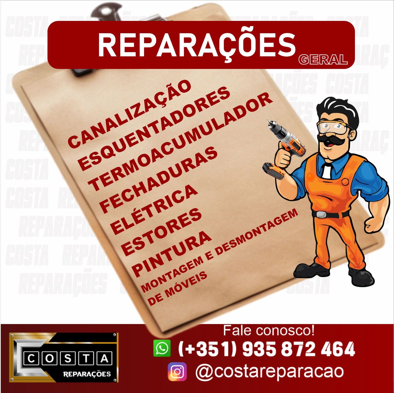 Estores instalação e reparos