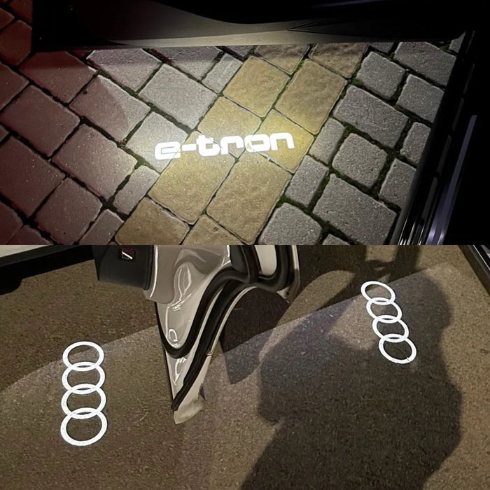 Audi проектори OSRAM логотип гекон