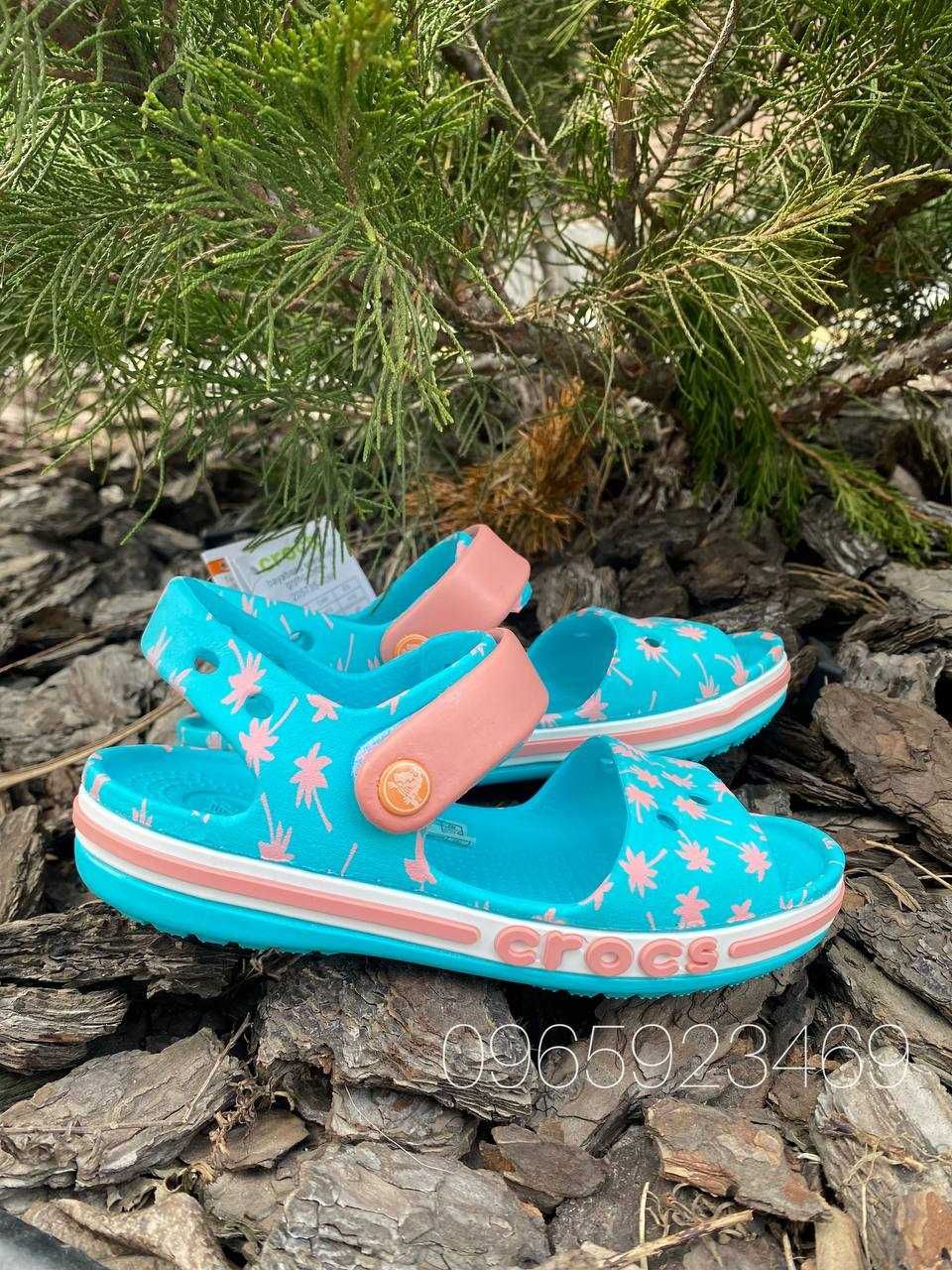 Дитячі крокс ОРИГІНАЛ  Crocs Bayaband Sandal C7-J3 кольори в наявності