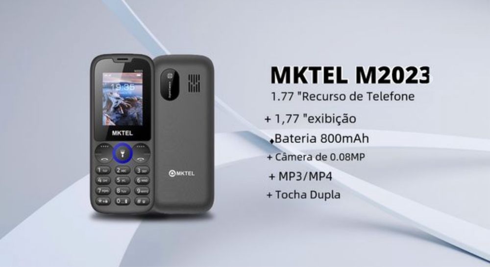 Telemóvel Mktel dual sim e lanterna