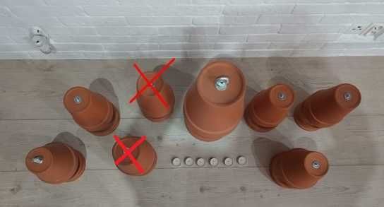 Komplet różnych  Lamp Doniczek Grzejników Tarasowych - WYPRZEDAŻ