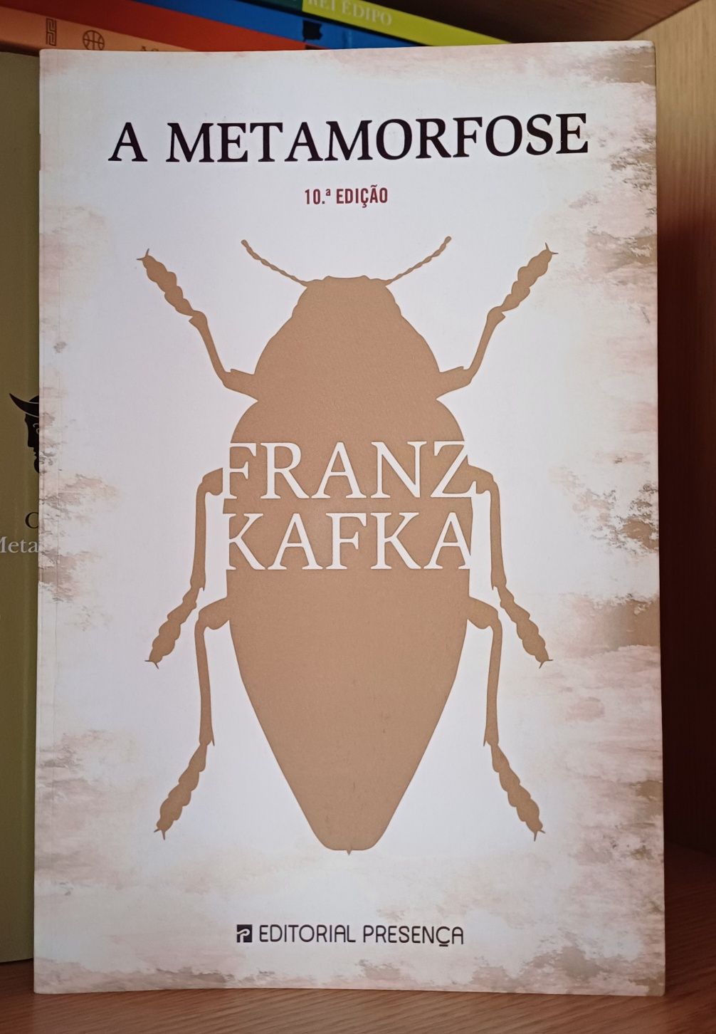 Livro "A Metamorfose", de Franz Kafka