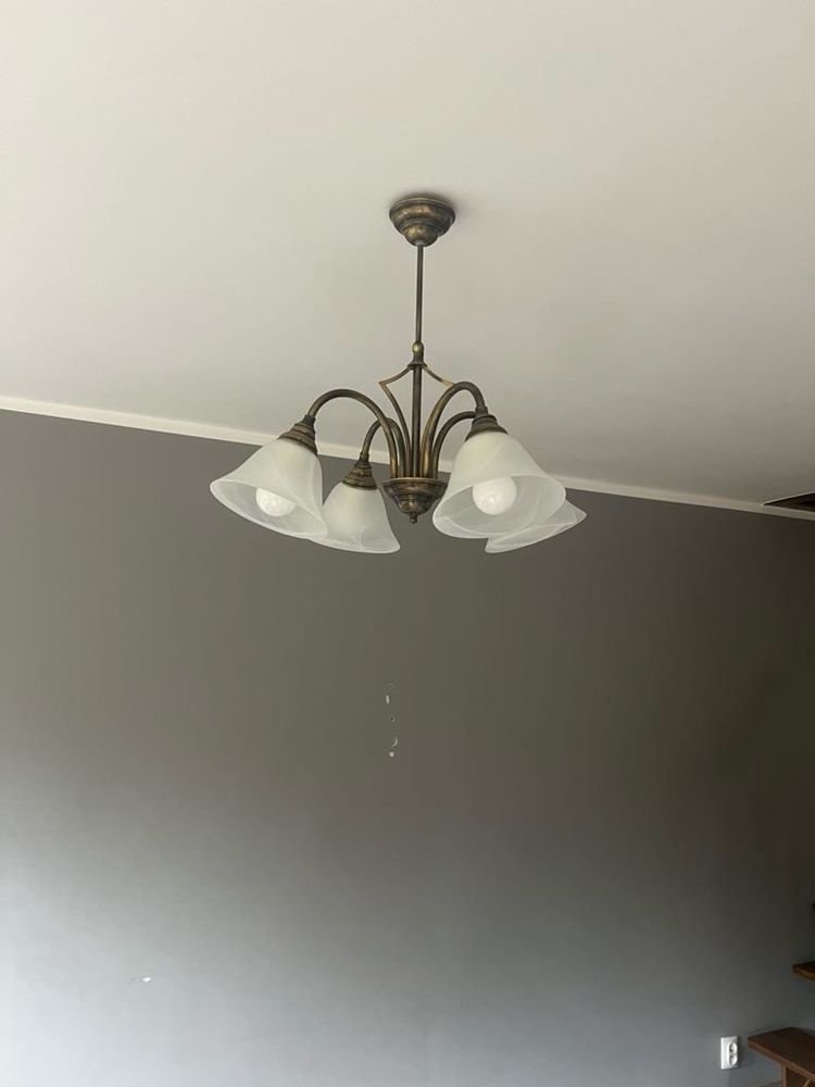Zestaw trzech Lamp domowe żyrandol lampa stojąca