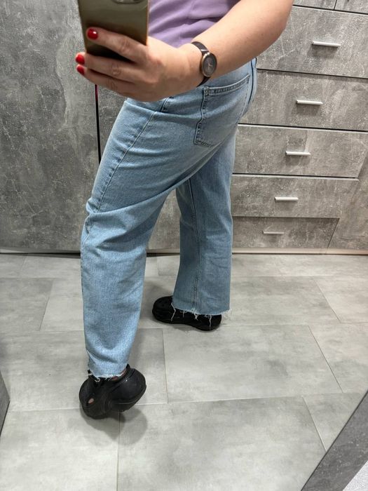 женские джинсы бренд 157 jeans размер л-хл mom jeans высокая посадка