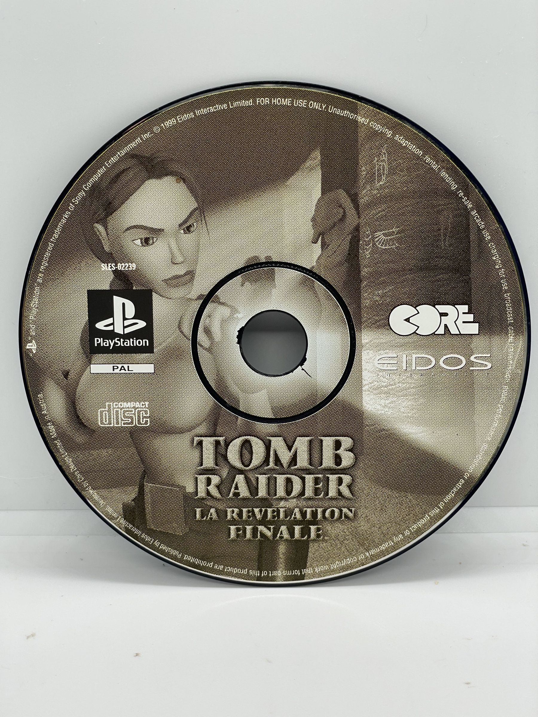 Tomb Raider The Last Revelation PS1 PSX (FR) (CD)