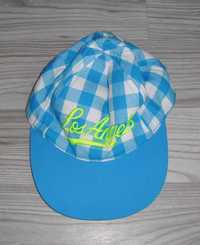 Niebieska czapka z daszkiem Full cap Los Angeles kaszkiet 74