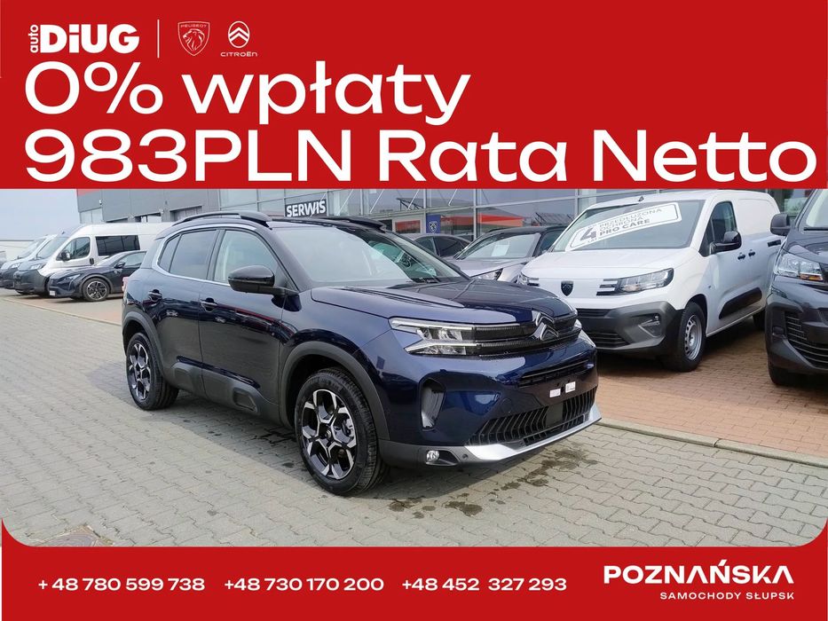 Citroën C5 Aircross Bez wpłaty własnej Rata 983zł netto!