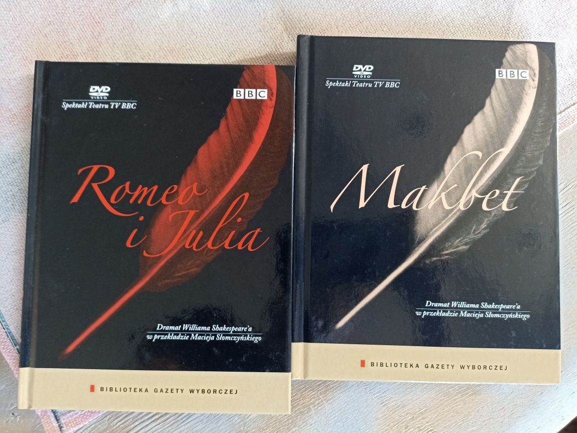 "Romeo i Julia" i "Makbet" książki+płyty