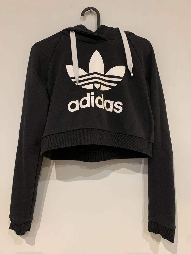 Bluza adidas z kapturem krótka