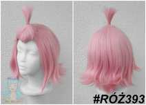 Diona Genshin Impact cosplay wig różowa krótka peruka bez grzywki