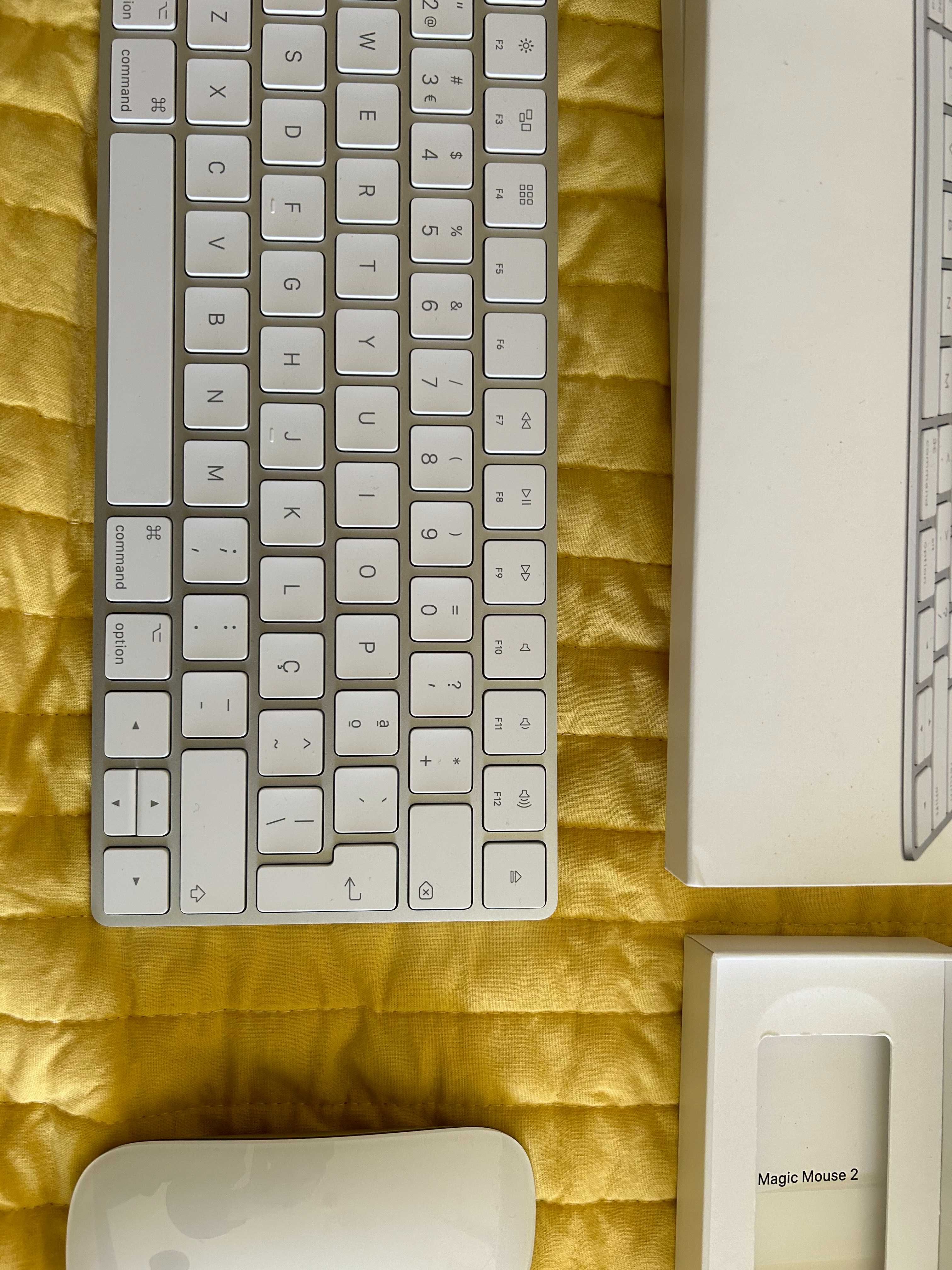 Macbook Air M1 + teclado apple + rato magic mouse 2